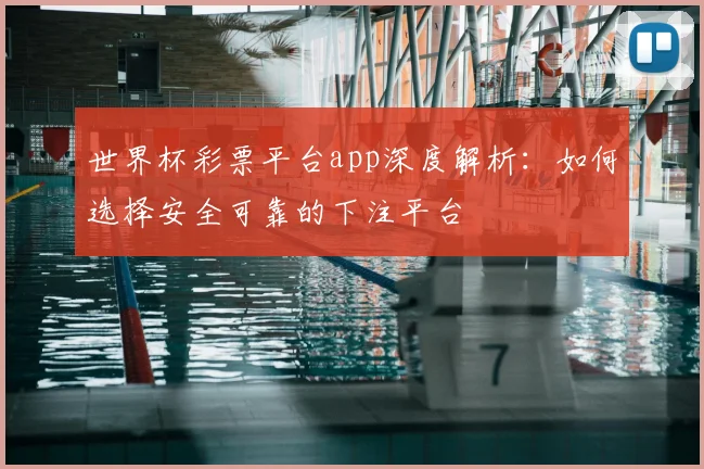 世界杯彩票平台app深度解析:如何选择安全可靠的下注平台